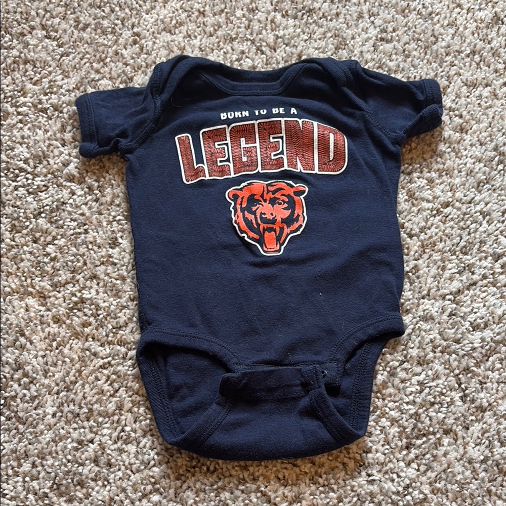 Chicago Bears Baby Onesie - Navy